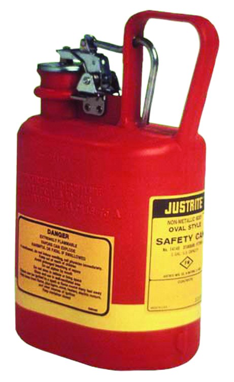 JUSTRITE 易燃液体的I类椭圆形聚乙烯罐 14140（4升）