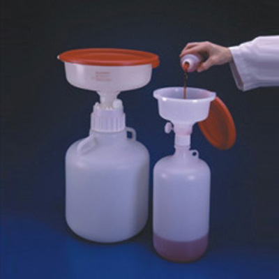 Nalgene耐洁  Safety Waste Systems 安全废液瓶 漏斗HDPE材料 桶氟化HDPE材料 10L (6379-0010)