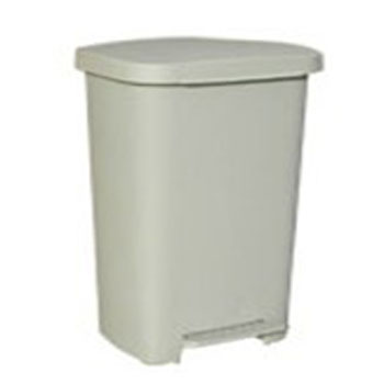 塑料脚踏垃圾桶 2464（浅灰色）