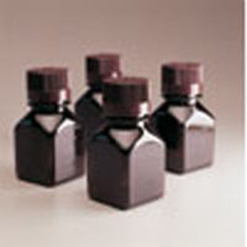 Nalgene耐洁 琥珀色方型培养基瓶 322021-0030（瓶身PETG材料，瓶盖HDPE材料）