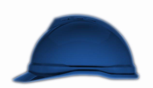 MSA梅思安 V-Gard500PE豪华型安全帽（蓝色）（10108814）