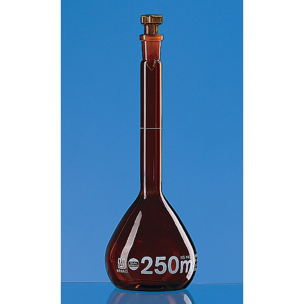 Brand/普兰德 容量瓶 棕色玻璃 PP瓶塞20ml （37403）