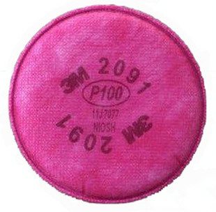 3M 2091颗粒物滤棉（6000/7000系列附件）（XF003808300）