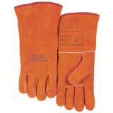 威特仕WELDAS 型号10-2101 烧焊手套锈橙色斜拇指款 M号