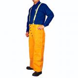 威特仕WELDAS 金黄色皮吊带裤（M）  型号44-2600