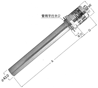 TPプラグヒーター寸法図