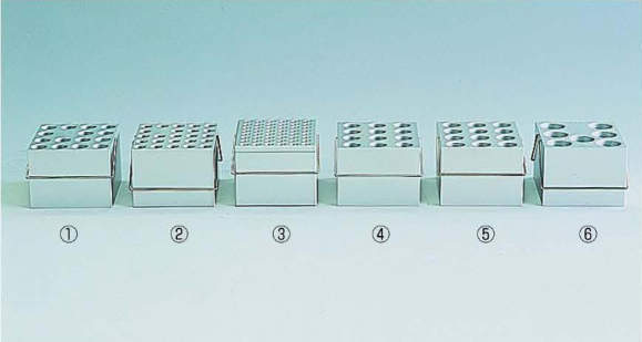 サーモブロック用アルミブロック|||１７．５φ試験管７本用/七试管17.5φ|热块，铝块| | 