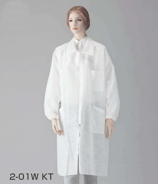 ディスポーザブル白衣　１０入|||２－０１Ｗ　ＫＴ　Ｍサイズ/一次性白大褂10 | | | 2-01W KT M尺寸输入