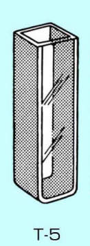 分光光度計用石英セル|||Ｔ－５－ＵＶ－１０/分光光度计石英电池| | | T-5-UV-10 