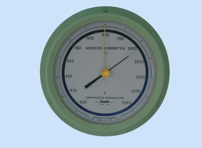 精密アネロイド型気圧計|||Ｓ６/