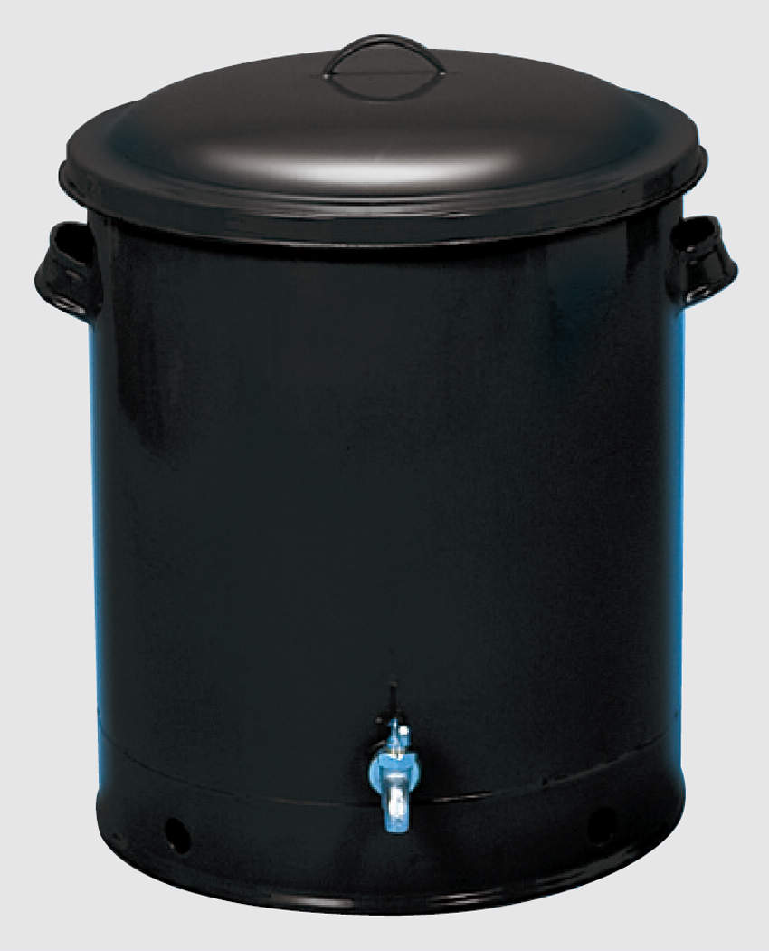 冷水用ホーロータンク|||３５Ｌ　蛇口・ハカマ付/搪瓷水箱的冷水| | | 35L水龙头袴