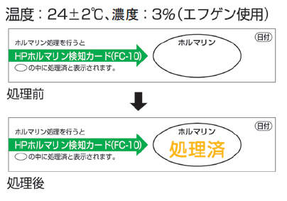 ホルマリン用検知カード|||ＦＣ－１０　１００枚入/