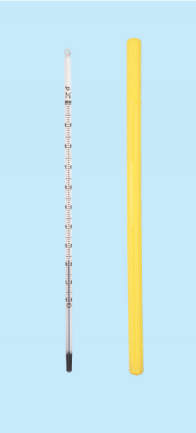 アルコール棒状温度計　青液|||－２０～５０℃　３００㎜/酒精棒温度计蓝色液体| | | -20〜50℃300毫米