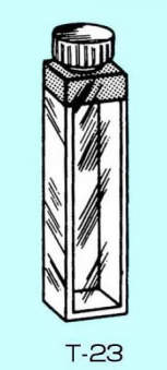 蛍光光度計用石英セル|||Ｔ－２３－ＵＶ－１０/| | |石英细胞荧光T-23-UV-10 