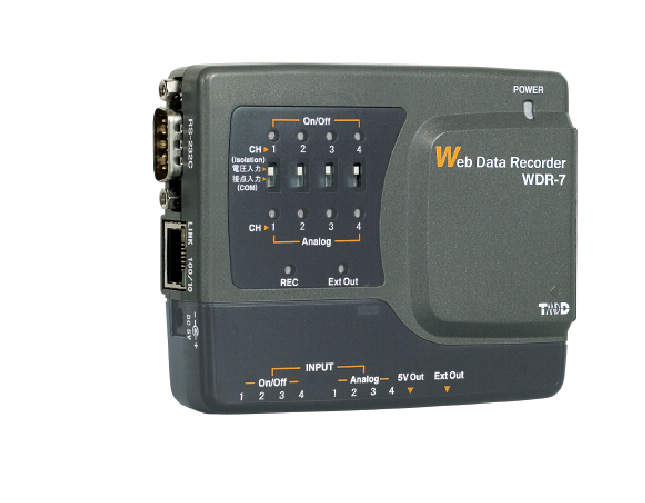 Ｔ＆Ｄ　計装用ロガーＷＤＲ－７|||ネットワーク接続対応/T＆D仪表记录器WDR-7 | | |网络连接相应