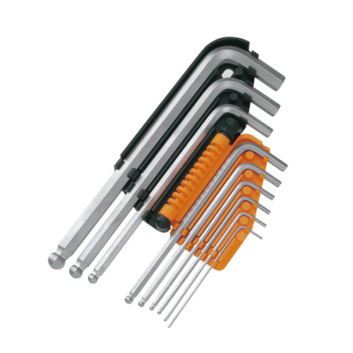 球头内六角扳手套件（9把组）  ボールポイント六角棒レンチセット  BALL POINT HEXAGONAL WRENCH SET