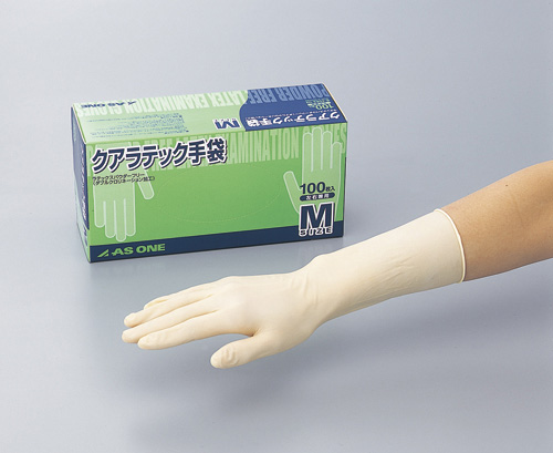 乳胶（橡胶）手套（无粉）  クアラテック手袋  GLOVES LATEX POWDERFREE
