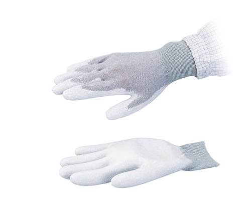聚氨酯涂层尼龙导电手套（手心涂层式）  PUコート導電手袋  GLOVES PU