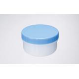 軟膏容器　Ｍ缶　フタ：青|||Ｅ－１１２　５０入/软膏容器M可以盖：蓝色| | | E-112 50输入