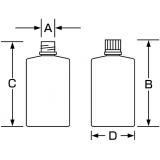 NALGENEサンプル瓶　半透明|||細口　１０００ｍｌ/