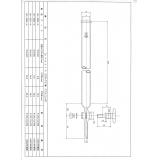 クロマトグラフ管　１５×３００|||ＰＴＦＥコック付/色谱管15×300 | | | PTFE公鸡