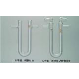 カルシウム管　φ１５×１５０|||Ｕ字管　活栓及び側管付/侧管，U型管和活塞|钙管φ15×150 | | 