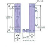 流量計ＲＫ２０００　流体：水|||バルブ無　流量指定/| | |不流量计RK2000流体：水阀门流量指定